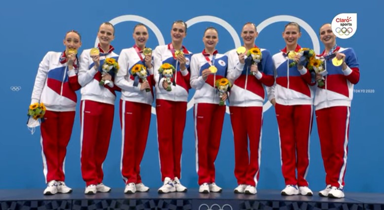 Podio para Rusia, China y Ucrania en la prueba de equipos