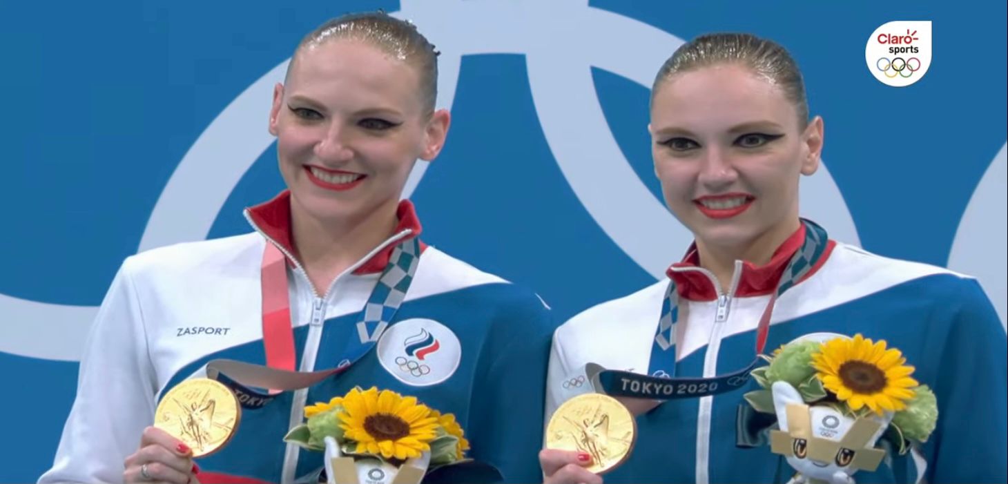 ¡Imponentes!  Comité Olímpico Ruso se queda con el oro en Duetos de #Tokio2020