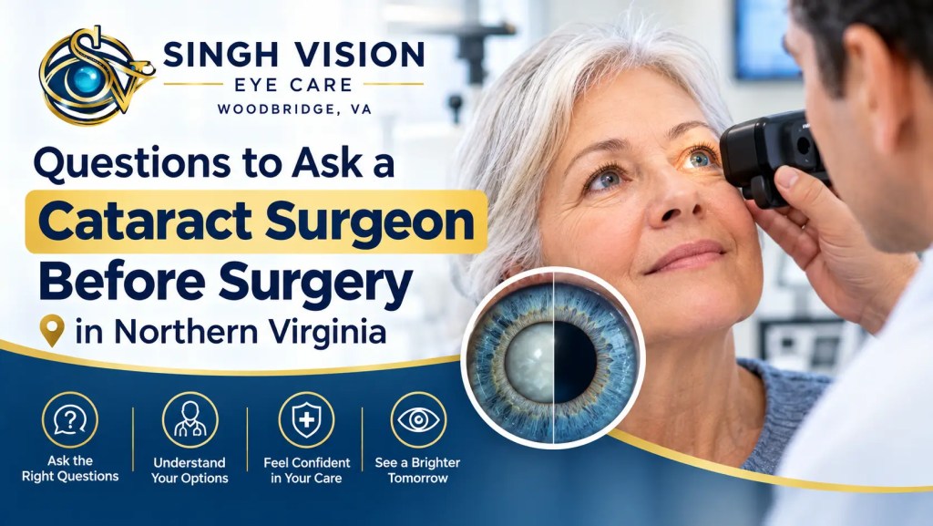 Questions to Ask a Cataract Surgeon Before Surgery in Northern Virginia