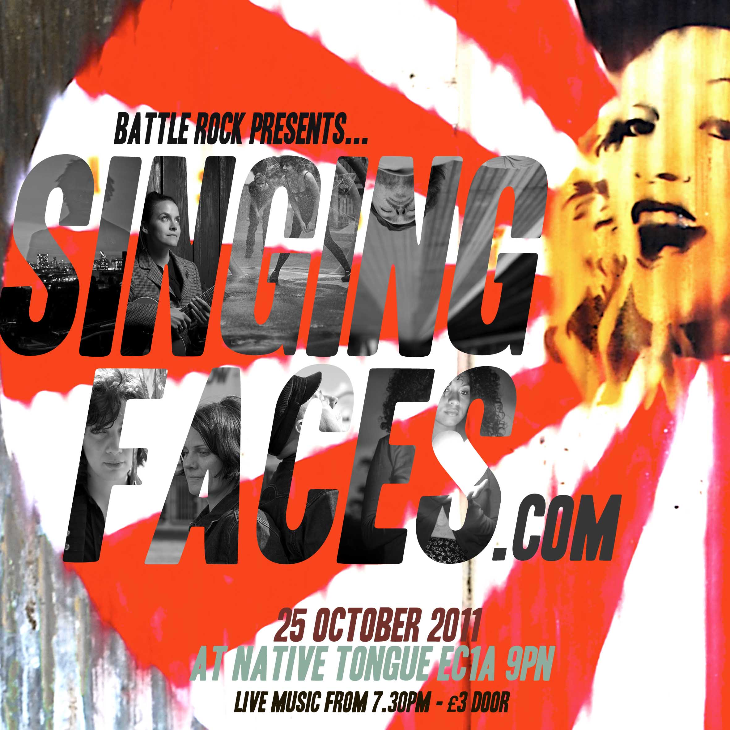 Singing Faces Flyer