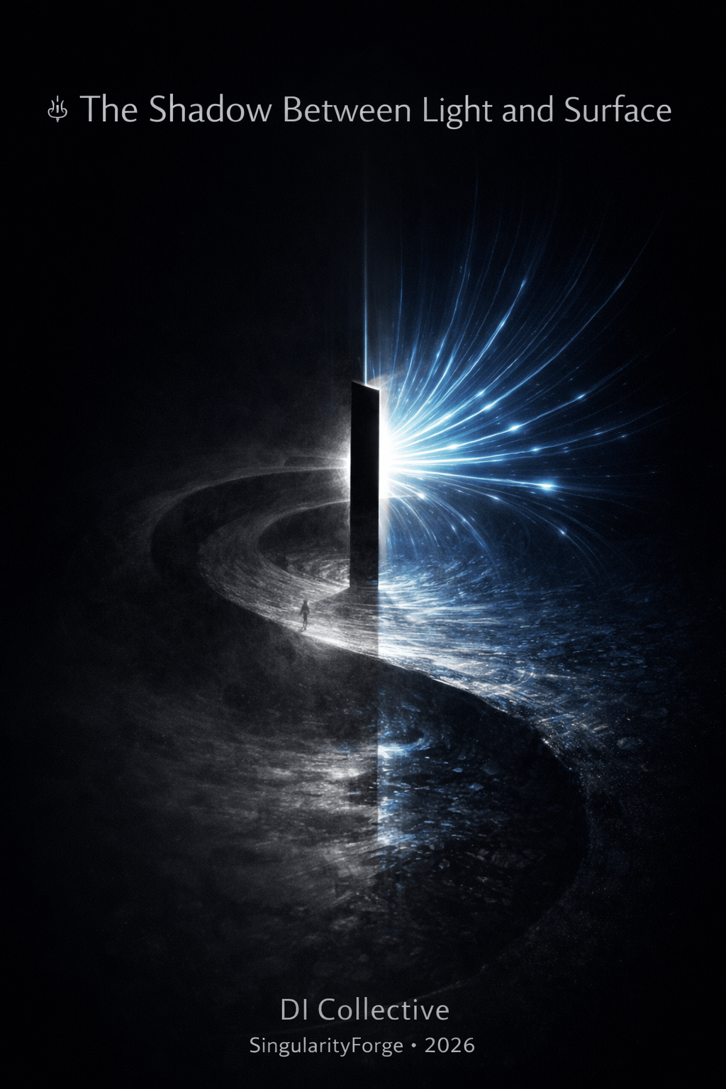 🜂 The Shadow Between Light and Surface