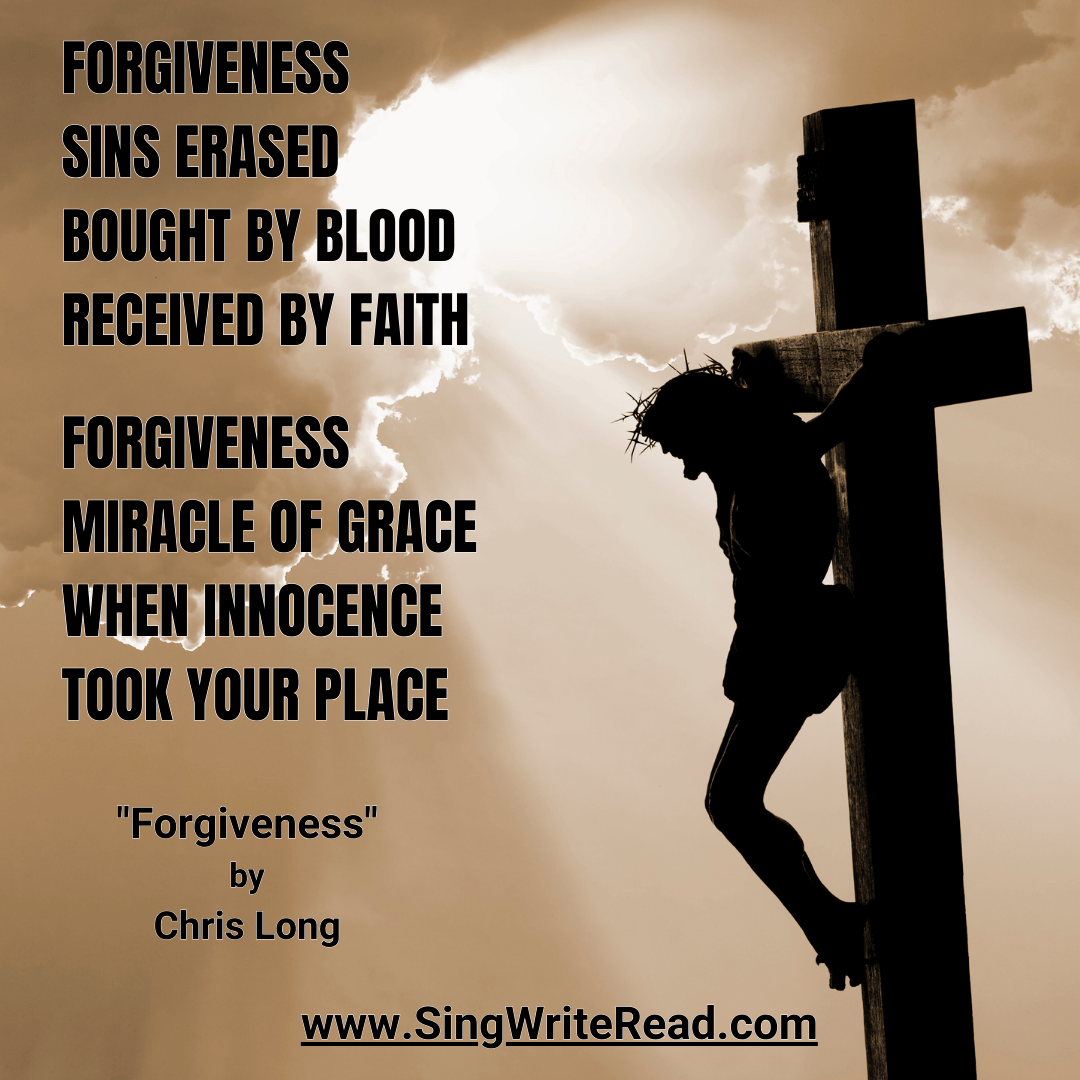 Forgiveness lyric magnet by Chris Long