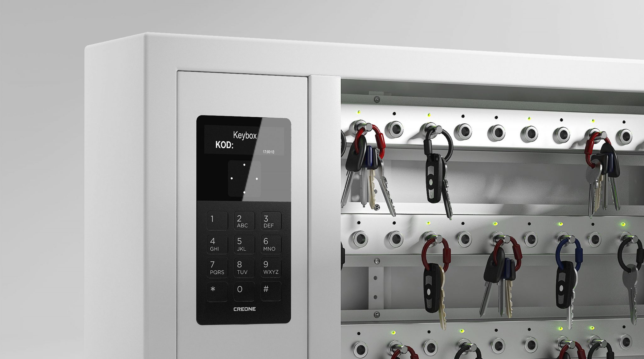 Smart key management system for key cabinets and valuables cabinets