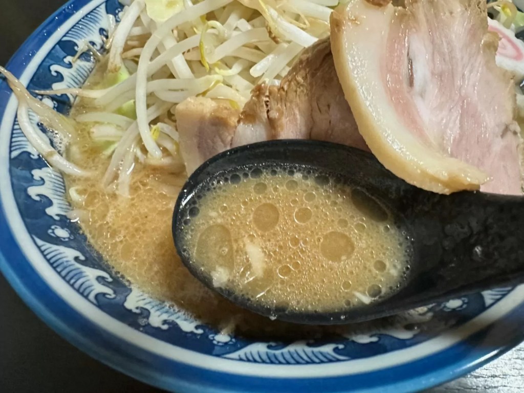 二郎系のスープ