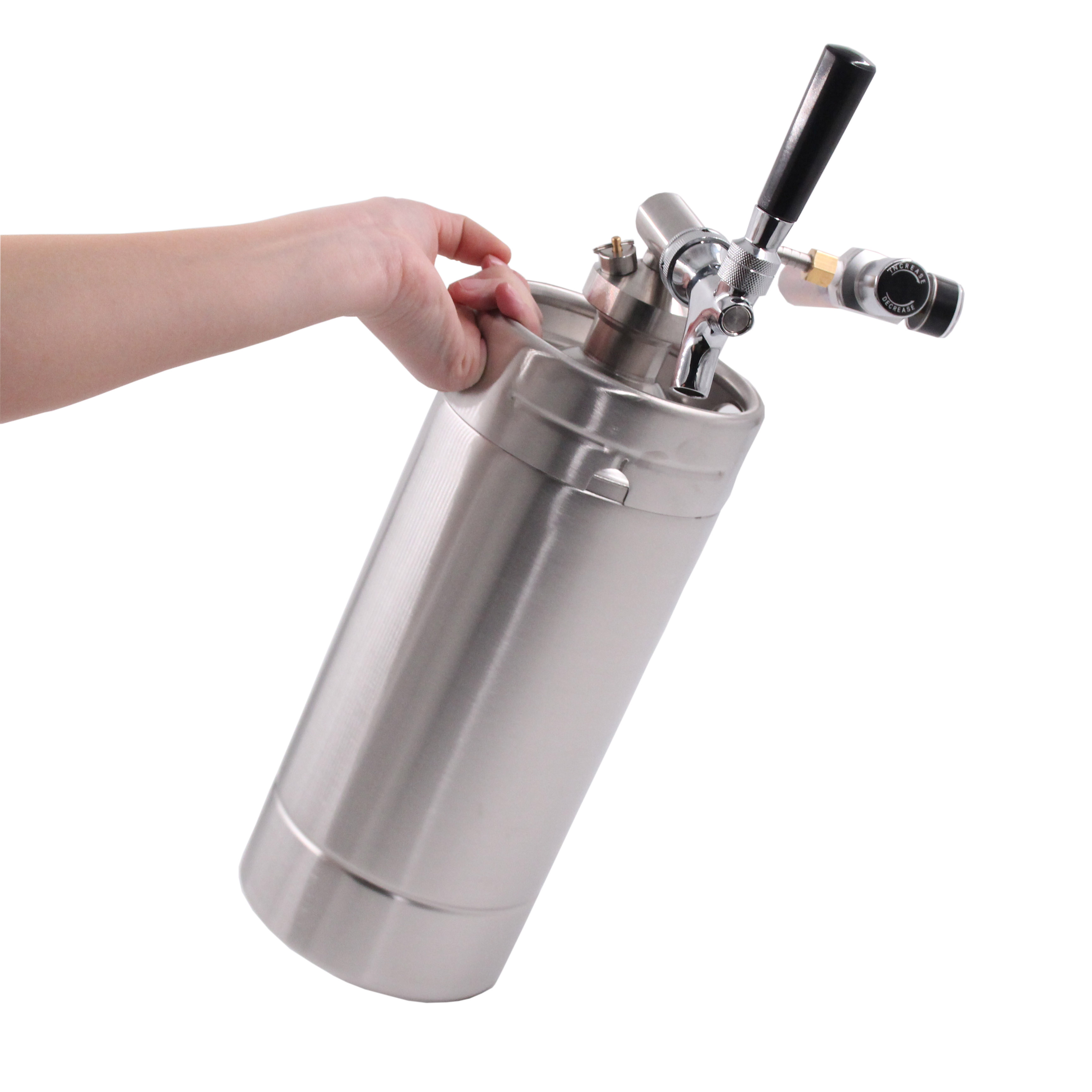 One Gallon Personal Mini Keg Dispensing System, Draft Beer On Tap, A