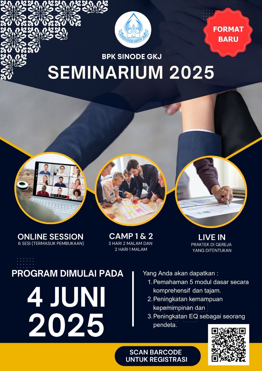 Pendaftaran Seminarium GKJ Tahun 2025