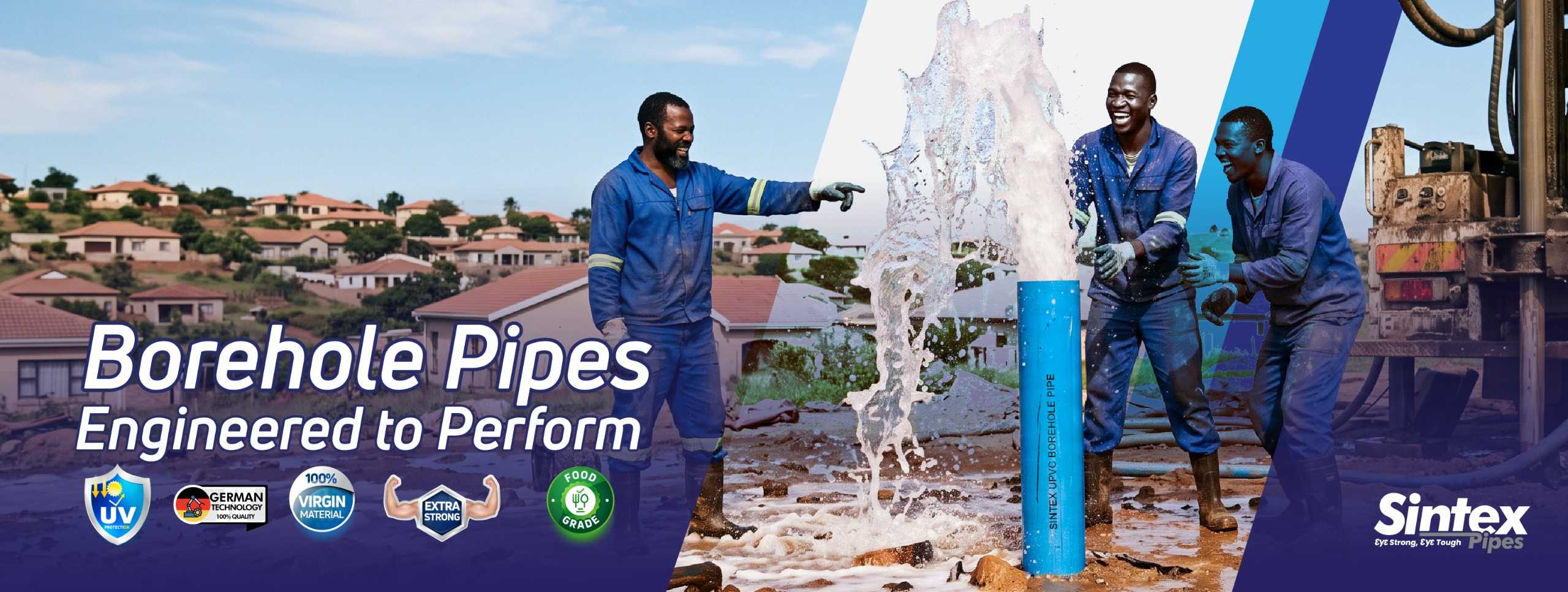 Sintex Borehole Pipes