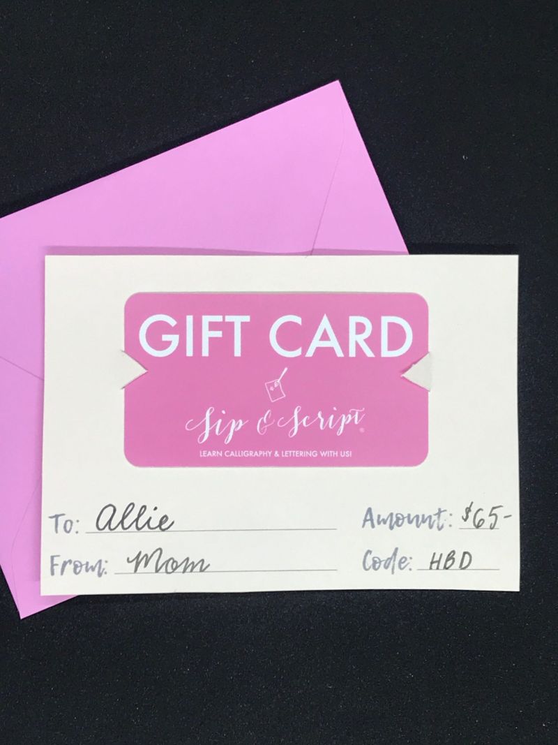 Gift Card Sip Create - Amazing Abstract Design - High Resolution