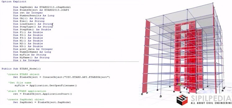 Etabs First Steps Using Api Sipilpedia
