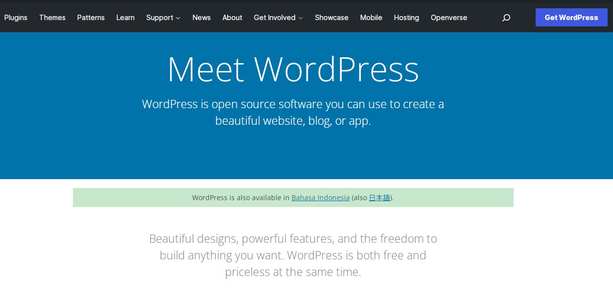 software untuk membuat website wordpress