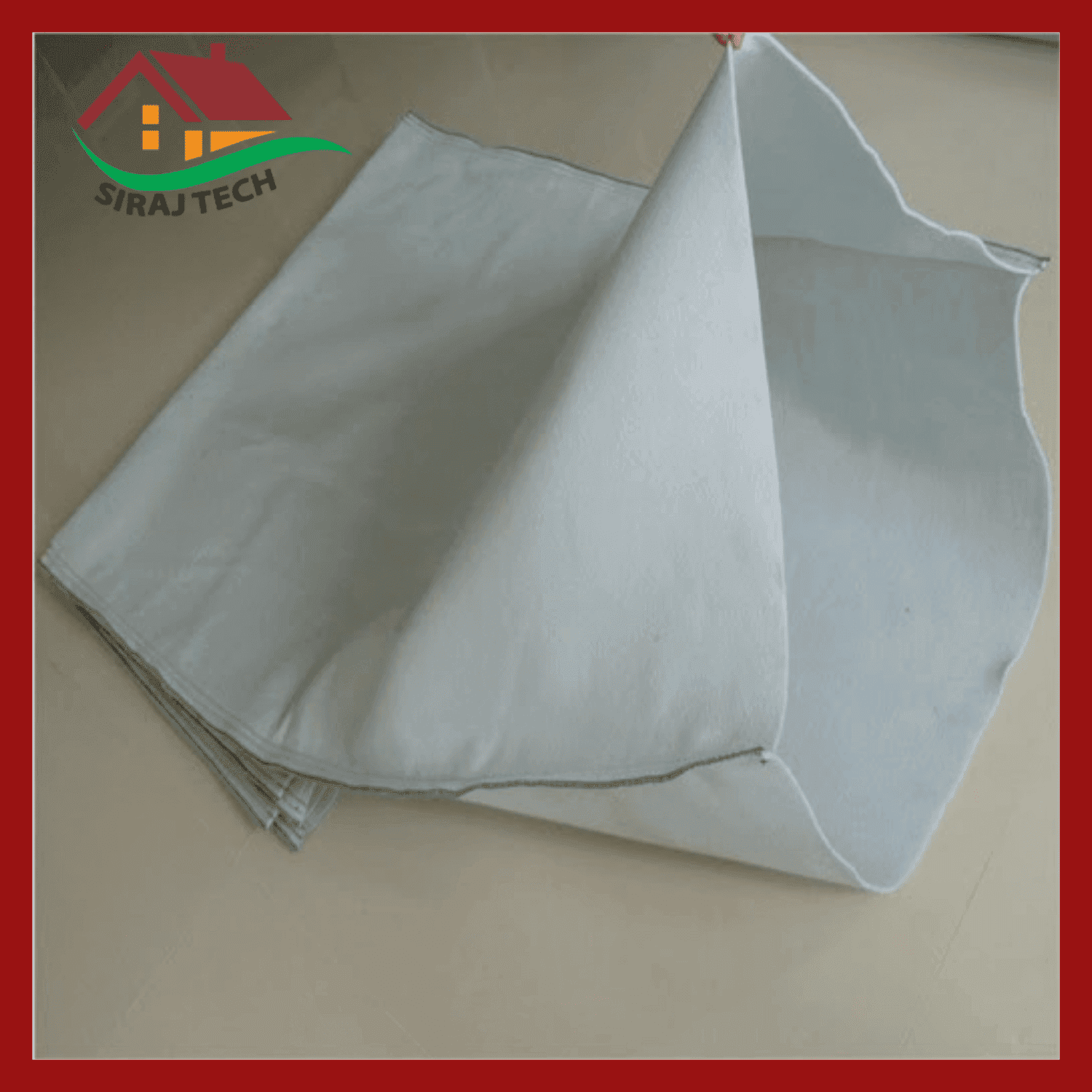 Geo textile bag Size 600x450mm Geotextile bag SIRAJ TECH