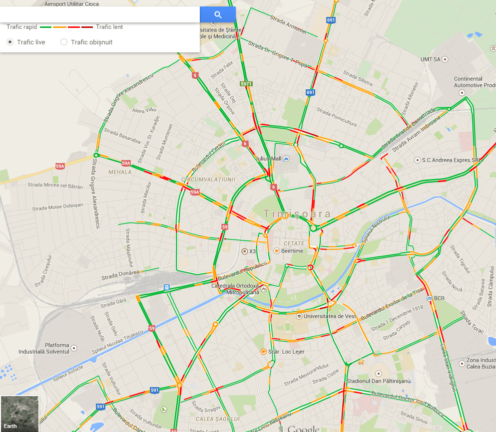 It's a fun learning tool for kids studying geography, and it has a variety of functions that enable creativity in how it's used. Google Maps FurnizeazÄ InformaÅ£ii Despre Trafic In Mai Multe Orase Din Romania Ovidiu Sirb