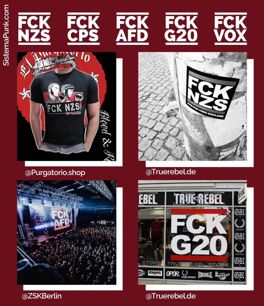 FCK NZS, FCK CPS, FCK AFD, FCK G20, FCK VOX