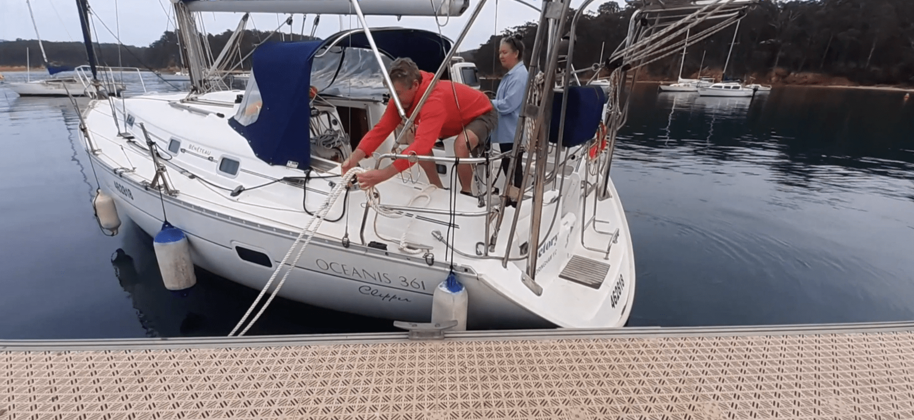 how do you spring off the dock