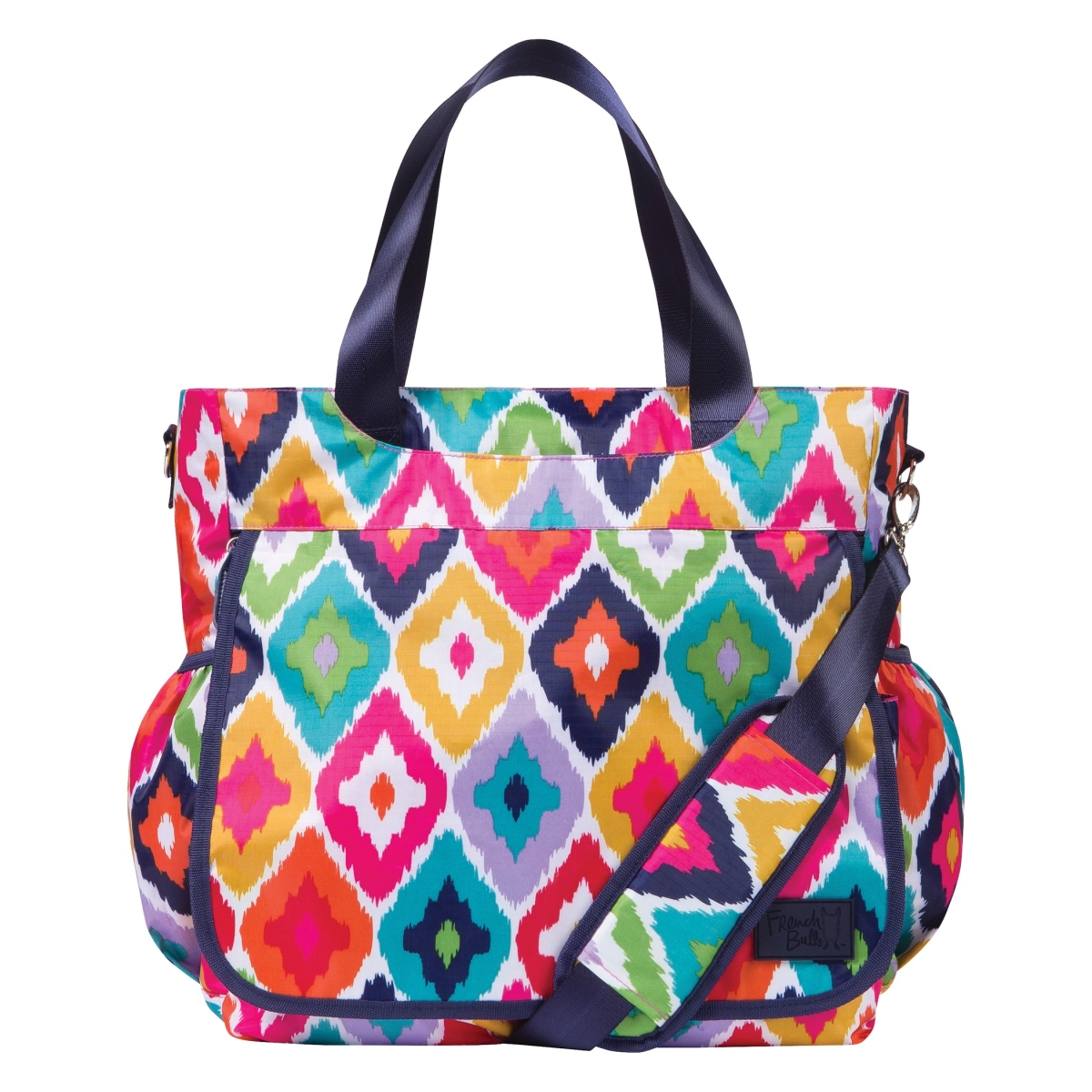 Trend Labtrend Lab 45002 French Bull Kat Tote Diaper Bag Pink Black Dailymail