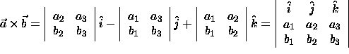 Perkalian ini disebut perkalian silang karena kita memberi silang . The Cross Product