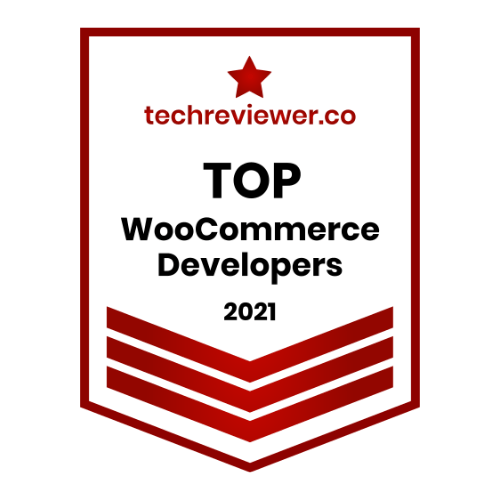 TechReviewer top WooCommerce developers badge