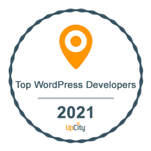 UpCity best WordPress developer providers badge