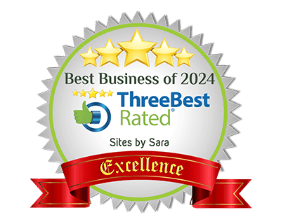 ThreeBestRated 2024 Best Web Designers badge