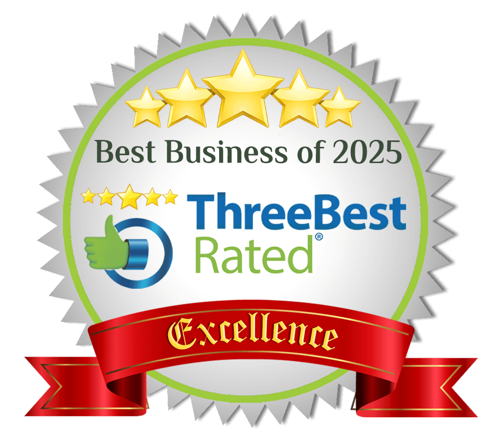 ThreeBestRated 2025 Best Web Designers badge