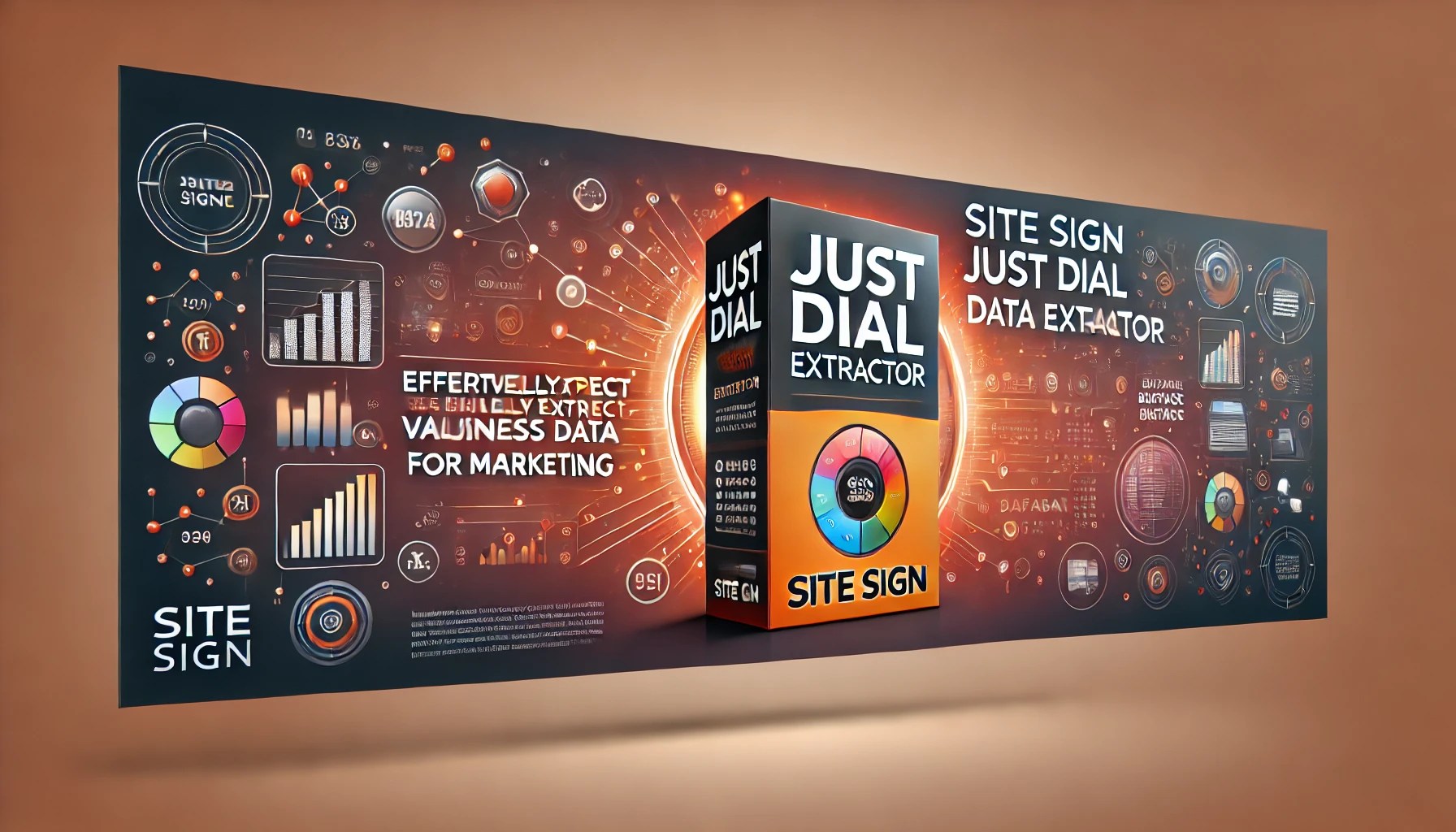 Just Dial Data Extractor by Site Sign, a tool for extracting business data efficiently for marketing purposes in Delhi