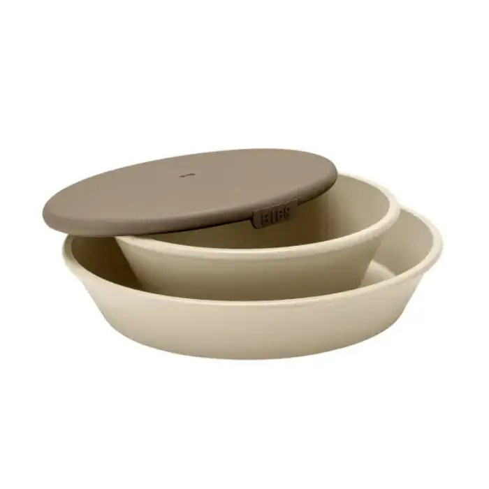 Bibs - Conjunto Refeição 3 Peças - Mini Meal - Vanilla