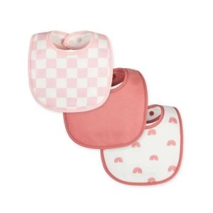Tiny Twinkle - Conjunto 3 Babetes - Kaffle Rosa