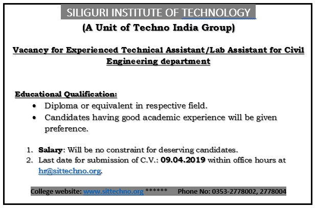 Career Sit Siliguri Institute Of Technology
