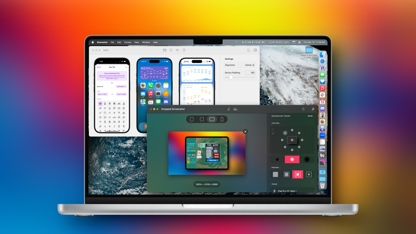 two screenshot utilities