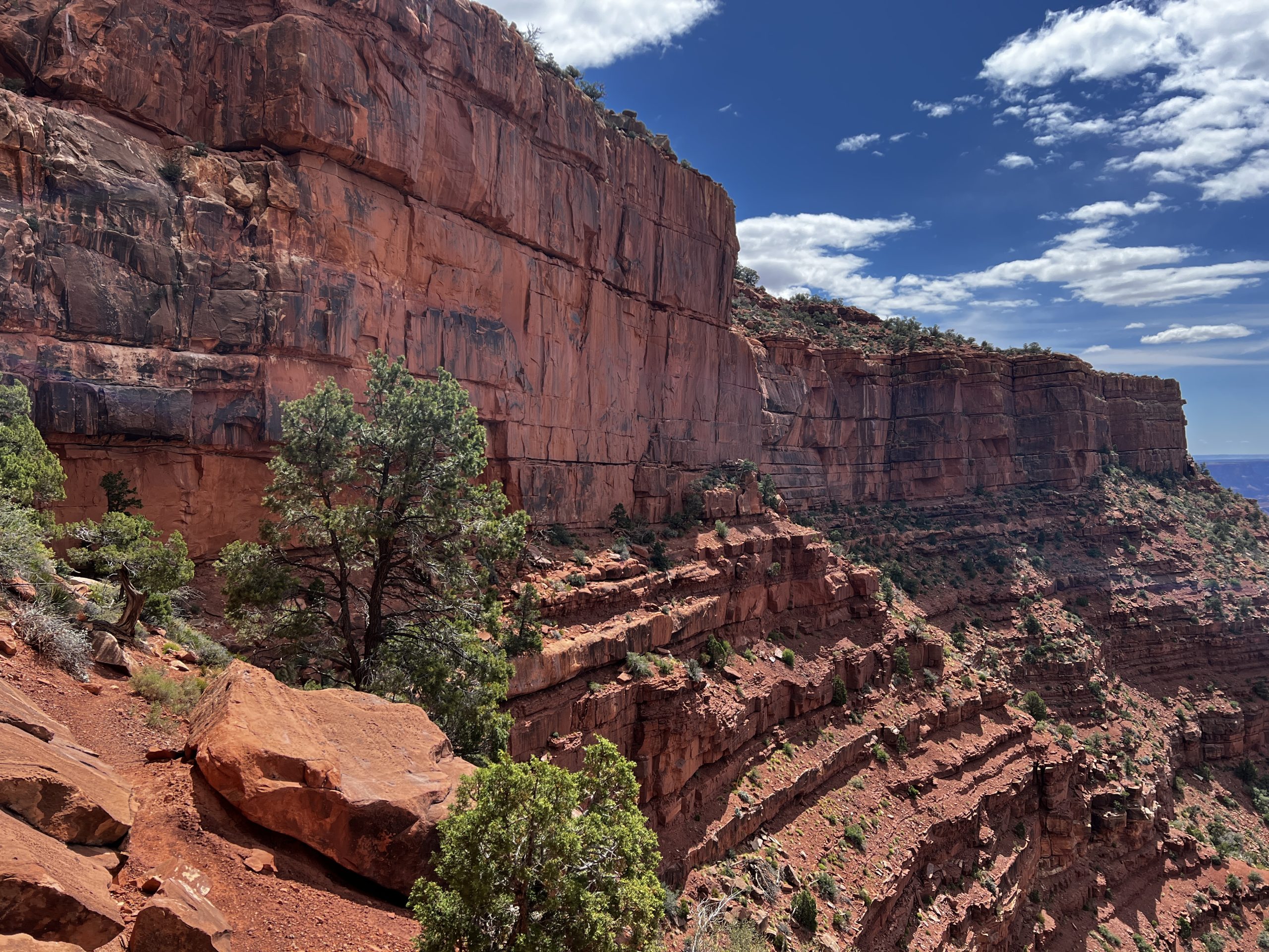 Nankoweap trail in the Grand Canyon