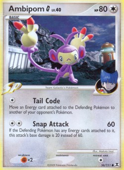 Ambipom G Rising Rivals RR 56 Pokemon Card