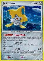 Jirachi Rising Rivals RR 7 Pokemon Card