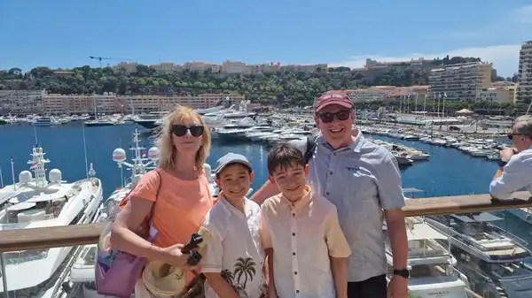 The family at Monaco