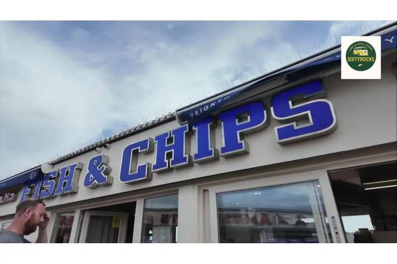 Traditional fish and chips in paper by the sea — Riviera family holiday comparison