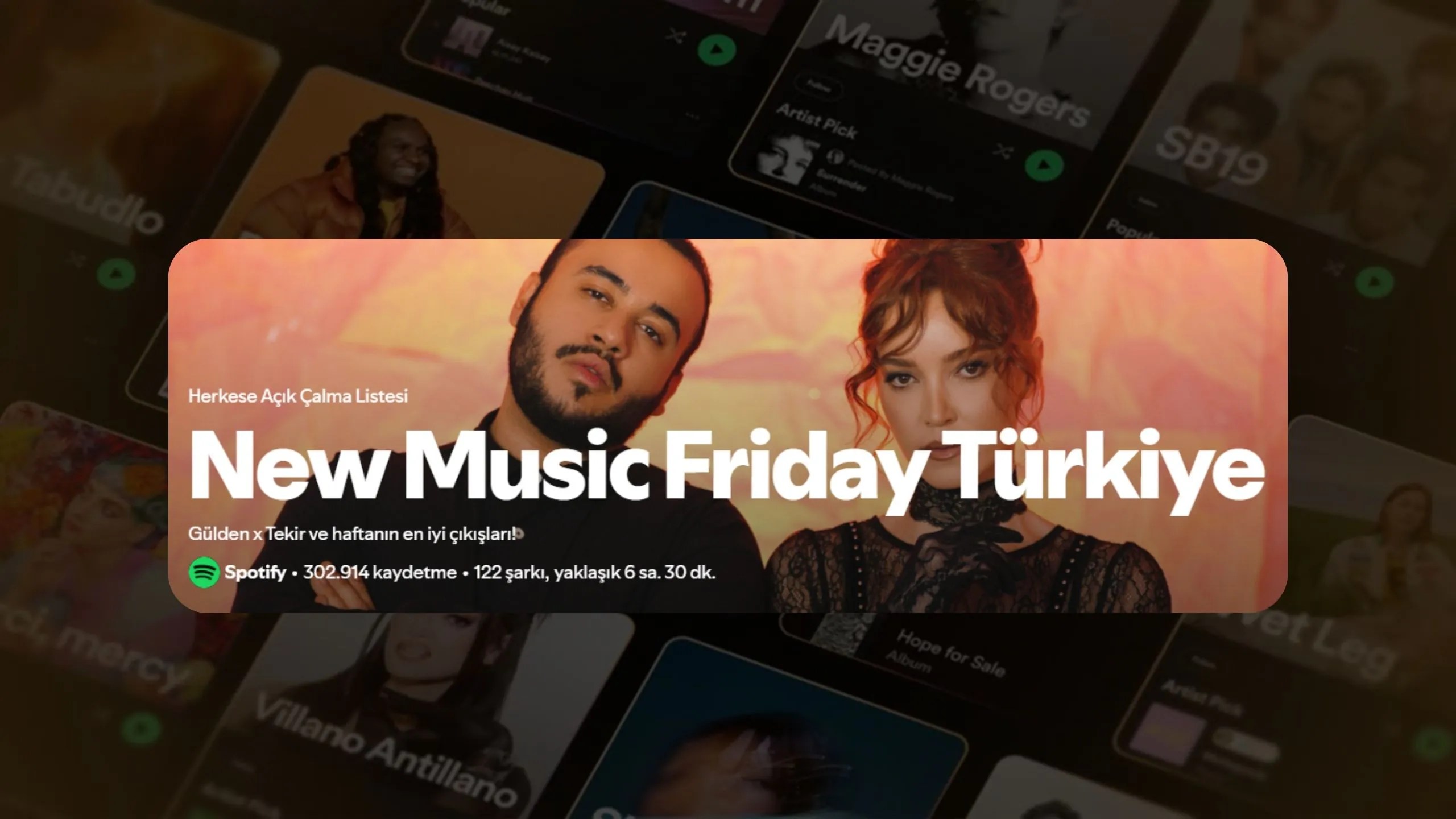 New Music Friday Listesi. Kapak: Gülden x Tekir