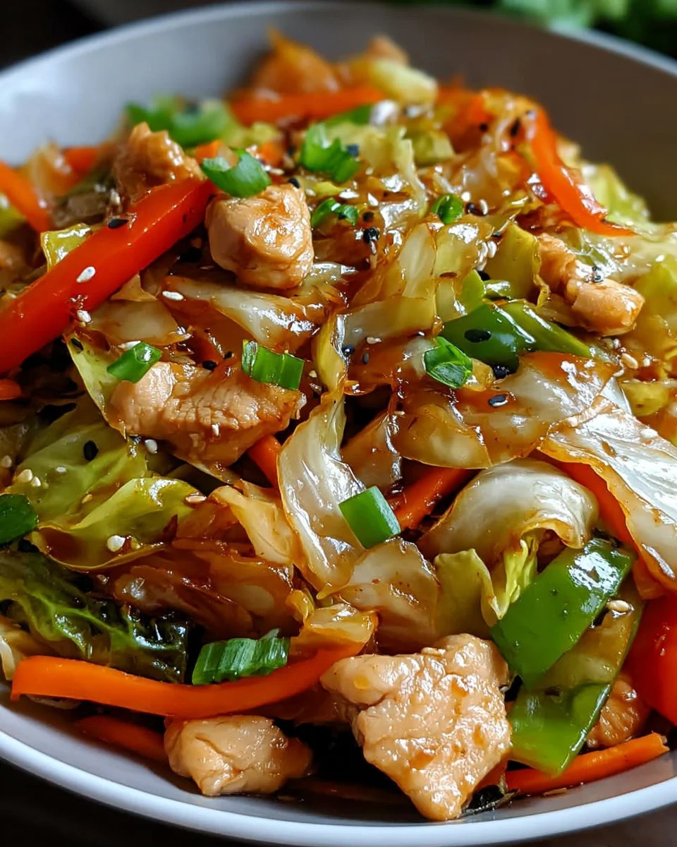 Chicken cabbage stir-fry recipe: quick and delicious dinner