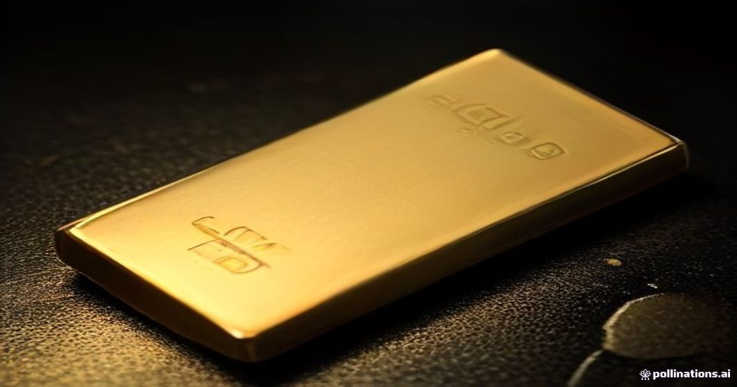 Ibis in gold cena zlata zobrazená na detailnej fotografii zlatých tehličiek