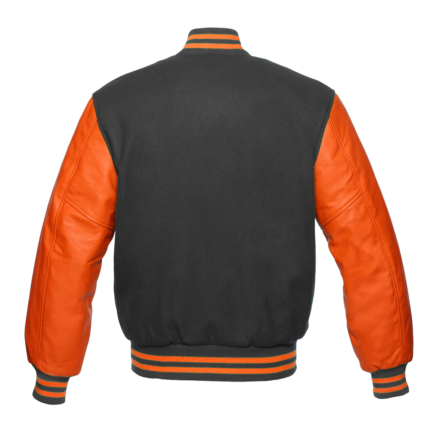 orange letterman jacket