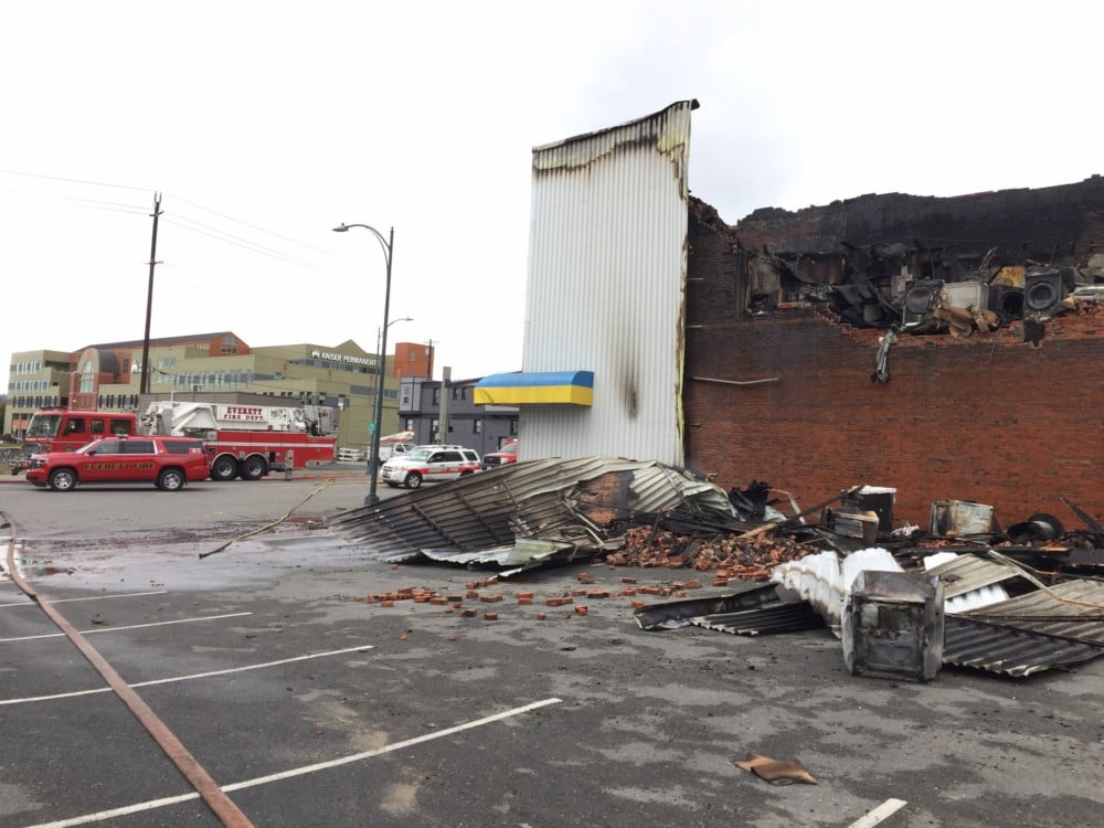 Everett Judd & Black Appliance Fire Skagit Breaking Community News