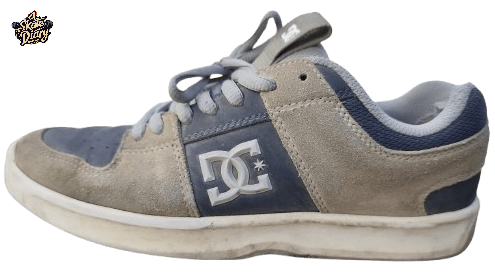 Side view of DC Zero Lynx skate shoes showing sleek profile and layered construction