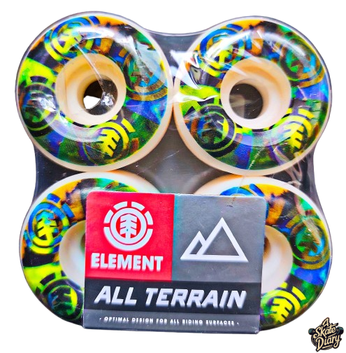 Element Magma skateboard wheels graphic close-up