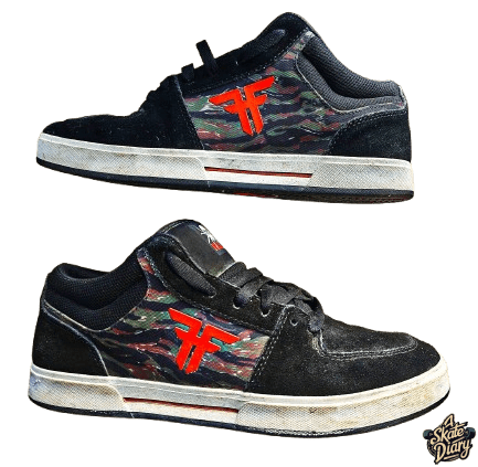 Fallen Fiend skate shoes heel support and cushioning detail