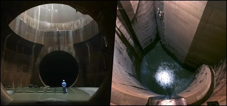 O templo subterrâneo da cidade de Tokyo