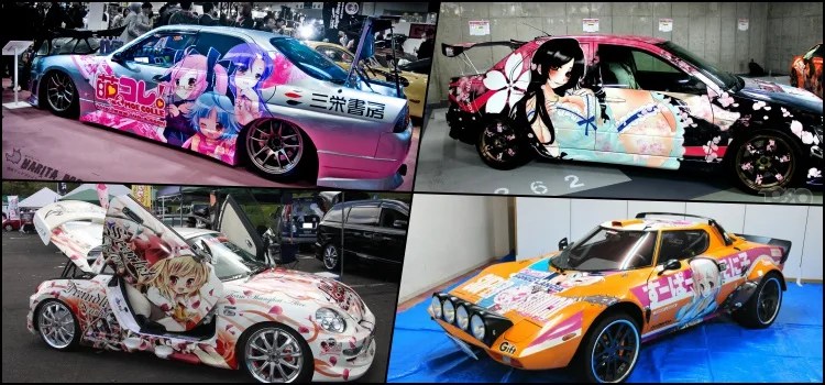 Itasha - O carro dos otakus com decoração de animes