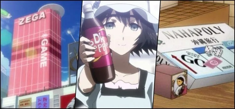 Parodied brands and companies in anime