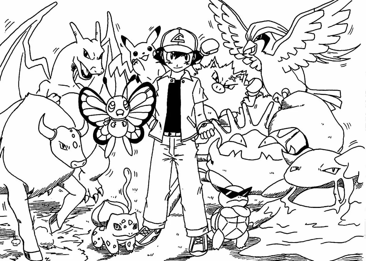 - Desenhos do Pokemon para Colorir, Baixar e Imprimir