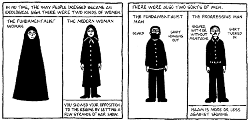 From Persopolis, the comic book.