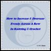 How To Increase And Decrease Evenly Across A Row The Perfect Formula For Knitting Crochet - Perfect Retina Abstract Patterns | Free Download