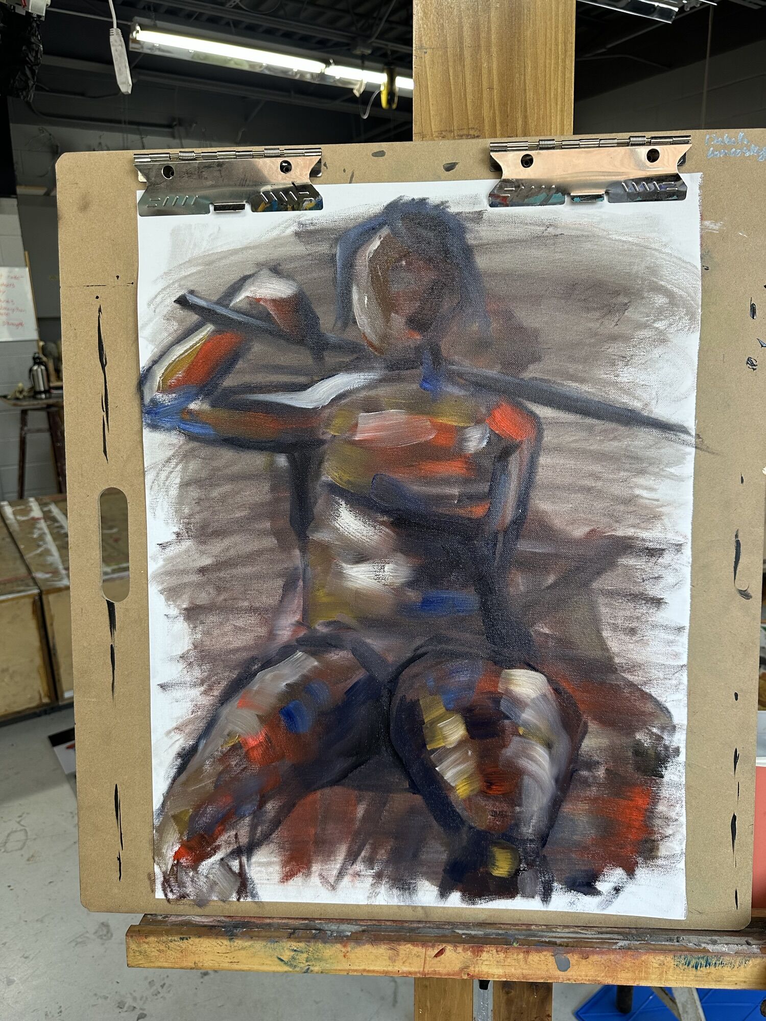 Active Figure Painting Study