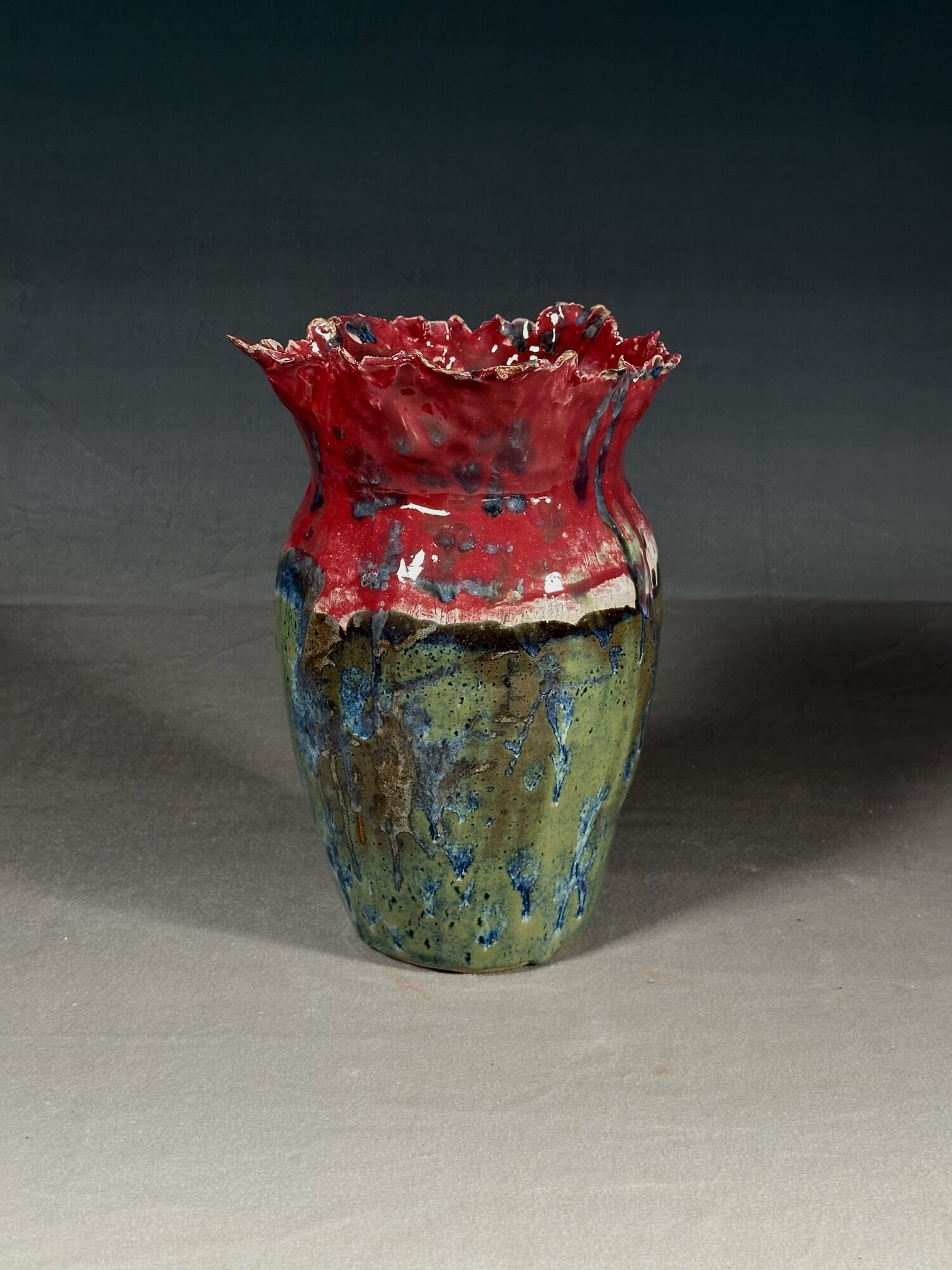 Strawberry Ceramic Vase